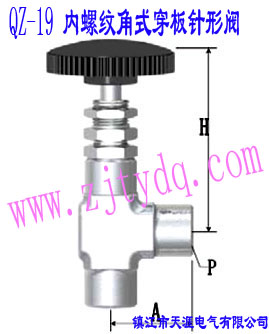 QZ-19 ݼyʽyQZ-19 Femals Screw Angle Pattern Wall-separting Needle Valve